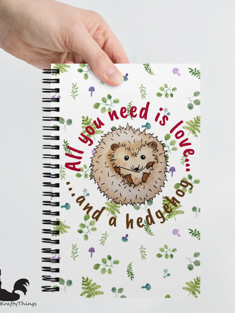 All You Need is Love And a Hedgehog Original Notebook product image (5)