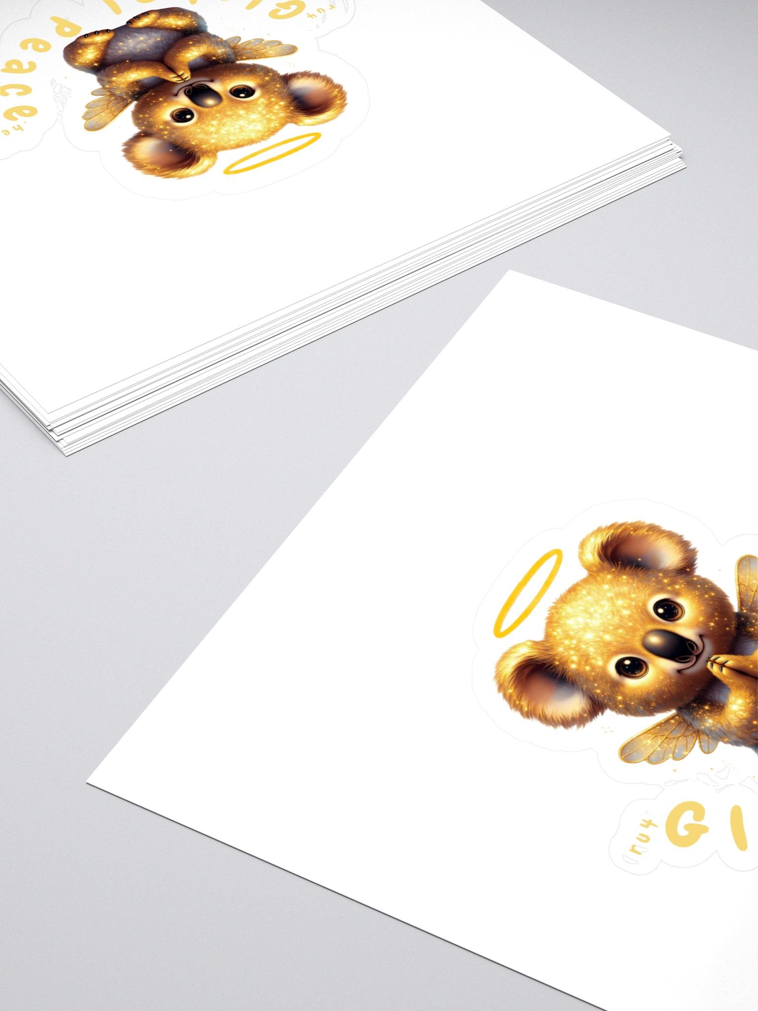 Global Peace golden koala Stickers product image (4)