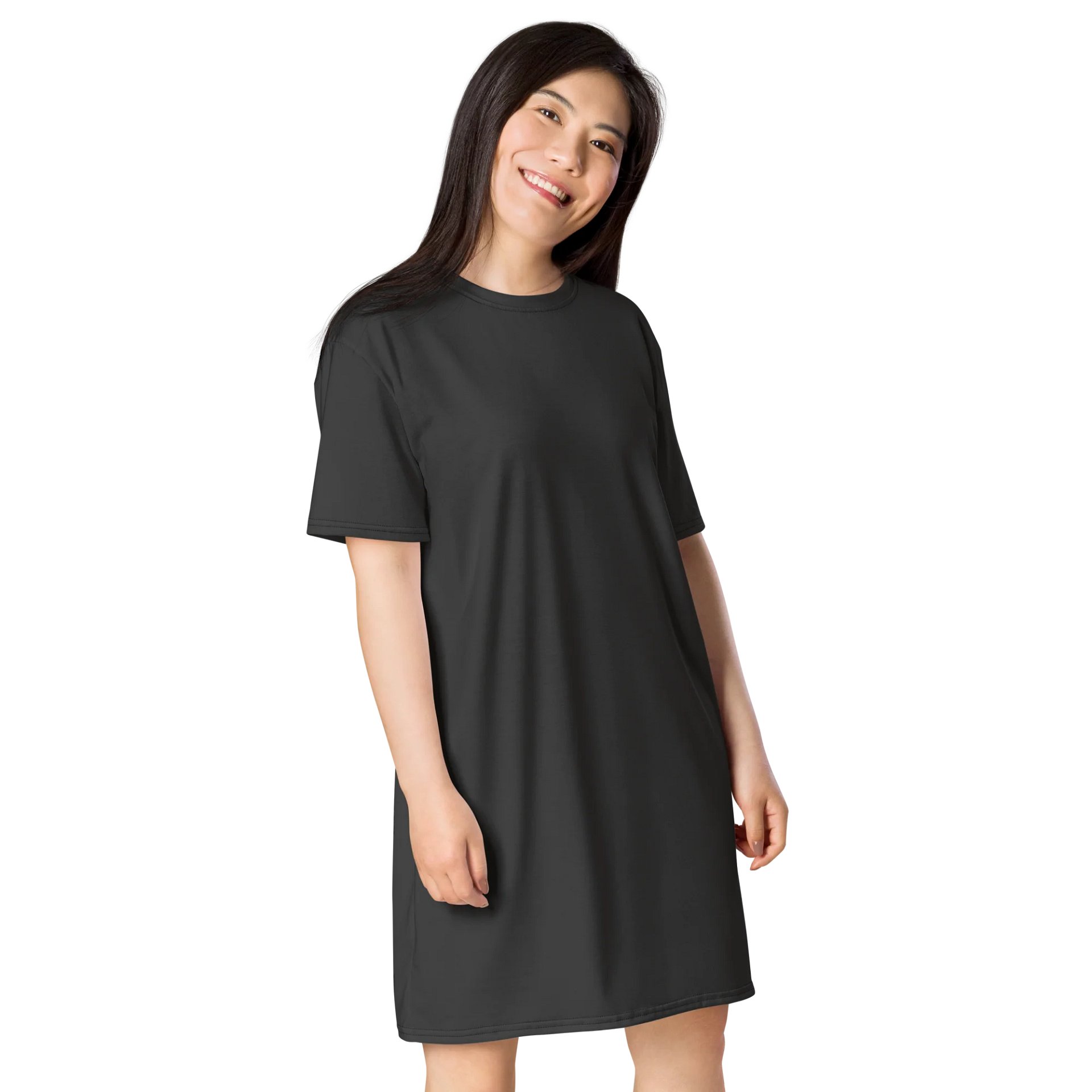 Eclipse Oversized T-Shirt Dress | Stretchy Fabric | Casual or Formal Style | Sizes 2XS-6XL | Exclusive Design product image (4)