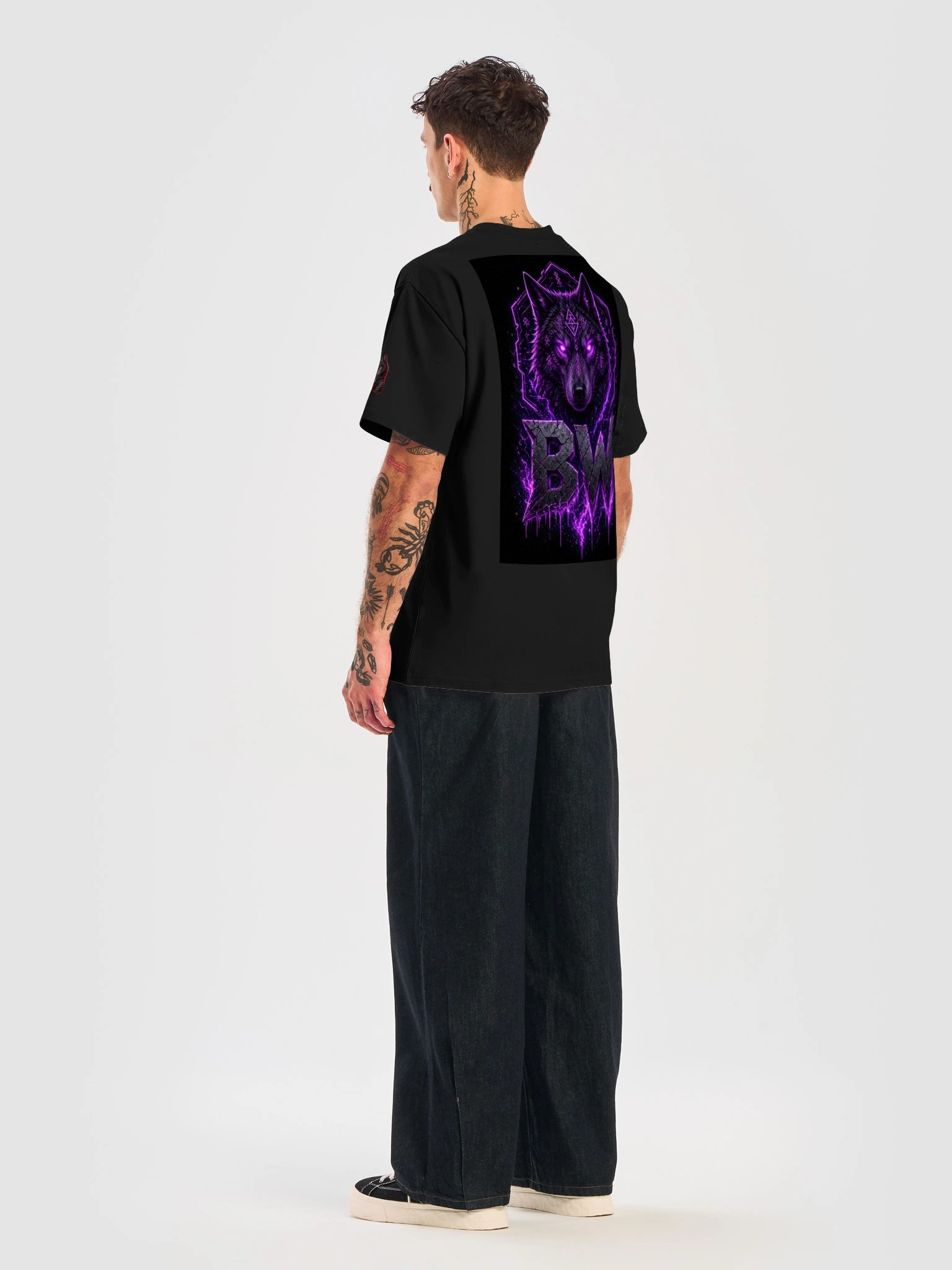 Red Eclipse Wolf Tee product image (32)