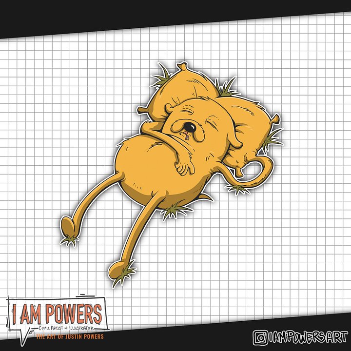 “Jake the Dog” | Adventure Time Waterproof Vinyl Sticker product image (2)