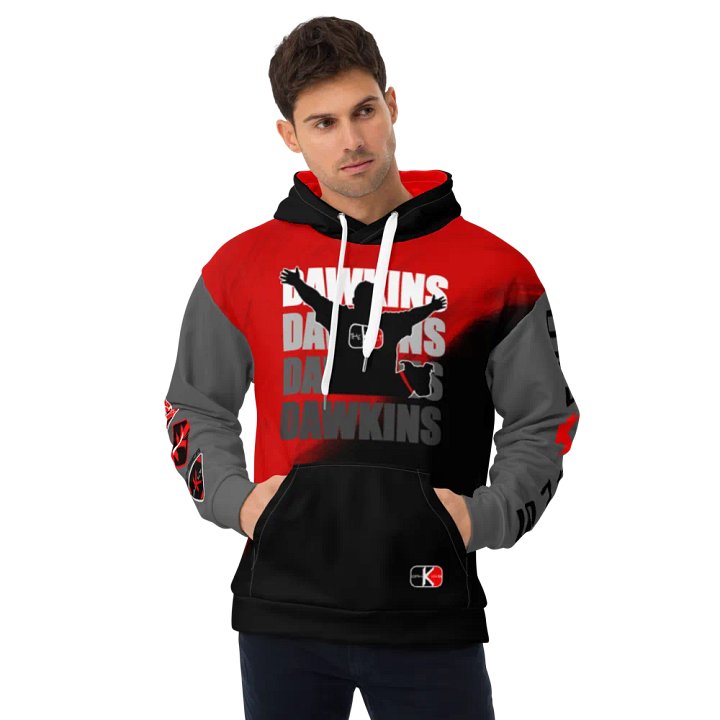 Dawkins Gray Stripe Hoodie 2 product image (1)