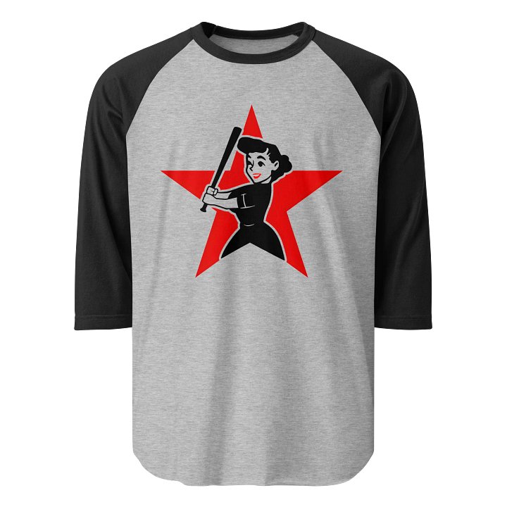 NGBL Legacy Collection Modern Star Logo Tultex Fine Jersey Raglan Tee product image (1)