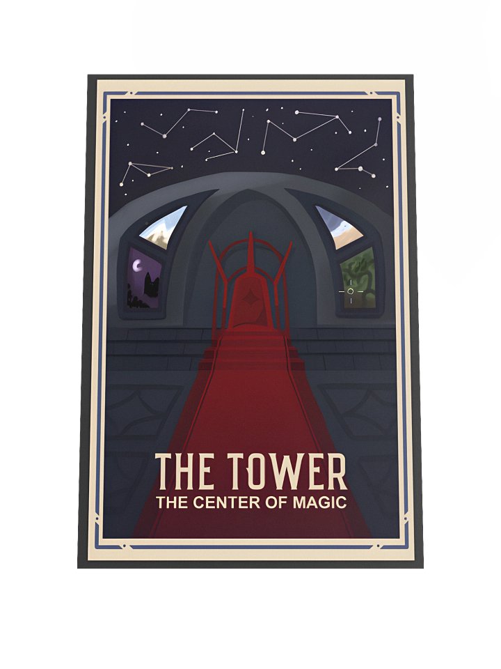 The Tower Travel Poster product image (1)