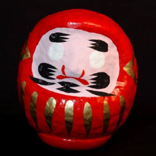 4.3 Inch Daruma Tumbler - Japan Zen Buddhist Bodhidarma product image (1)