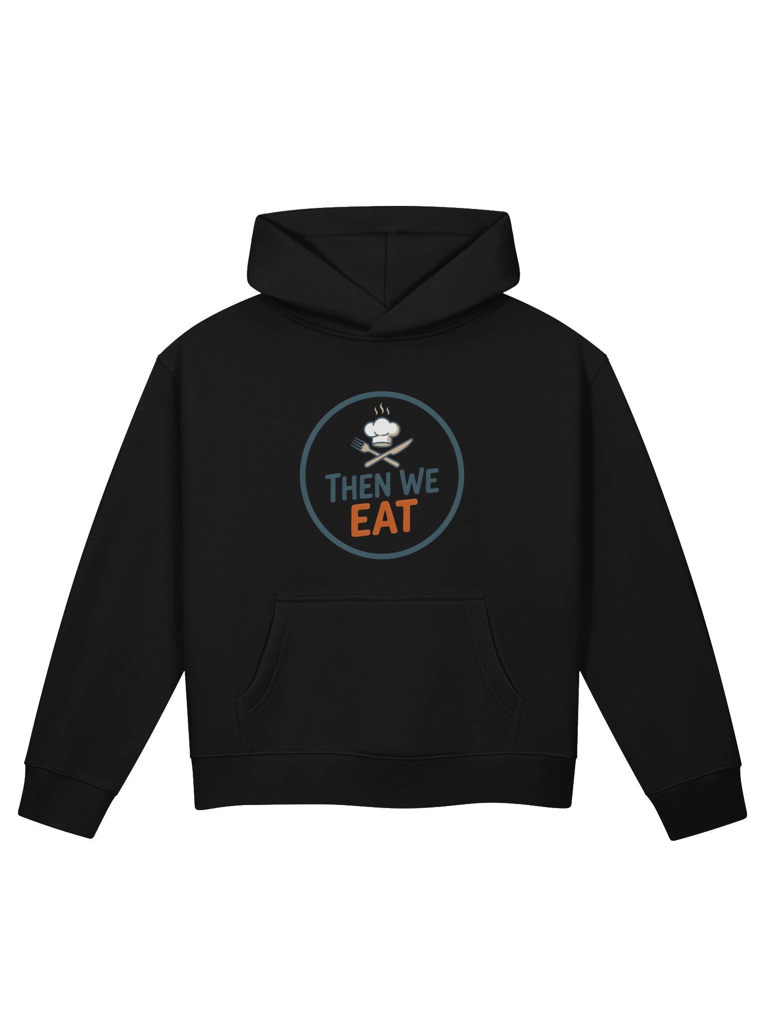 "Then We Eat" Signature Chef Logo Relaxed Hoodie | Women’s Comfort Fit product image (1)