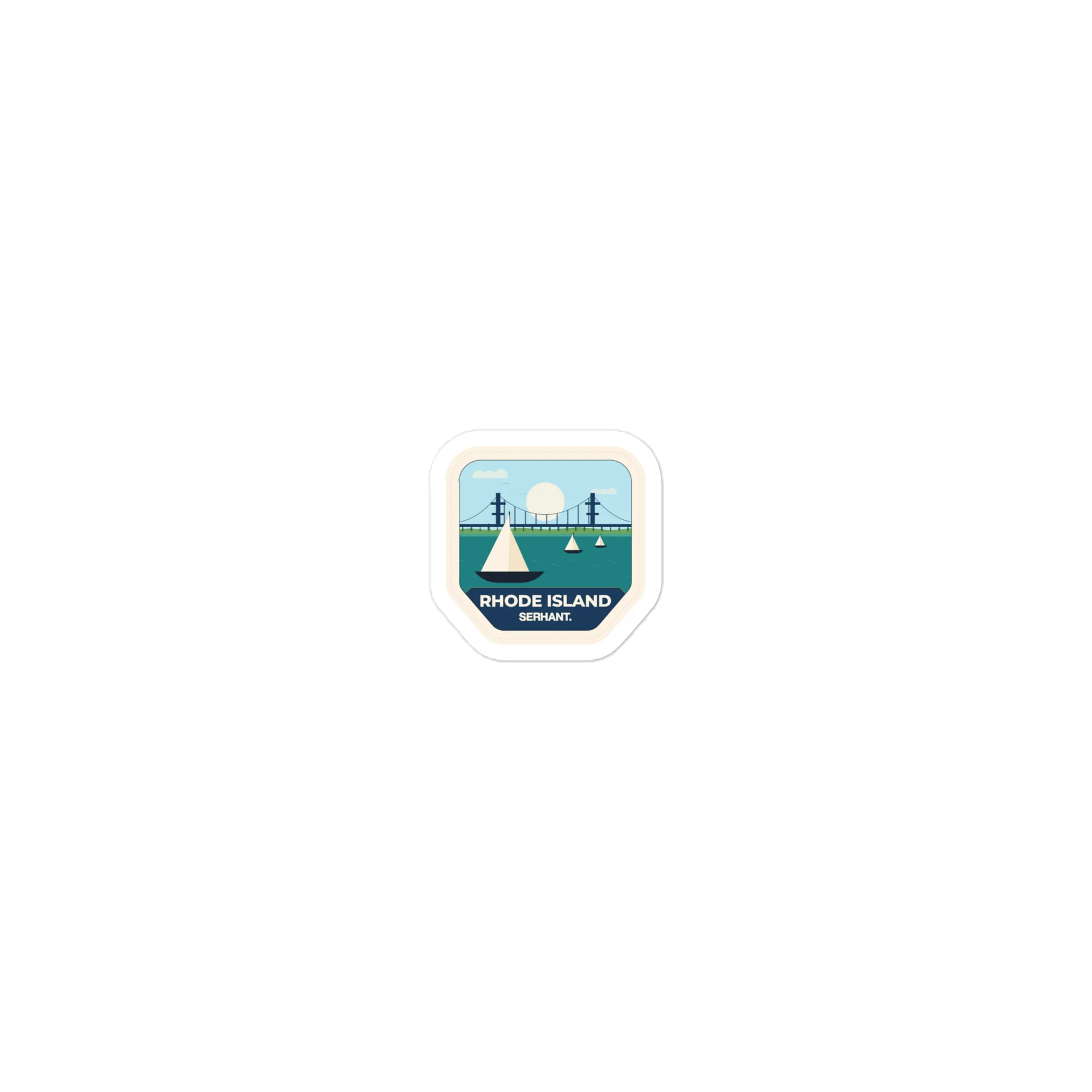 SERHANT. Rhode Island Sticker product image (1)