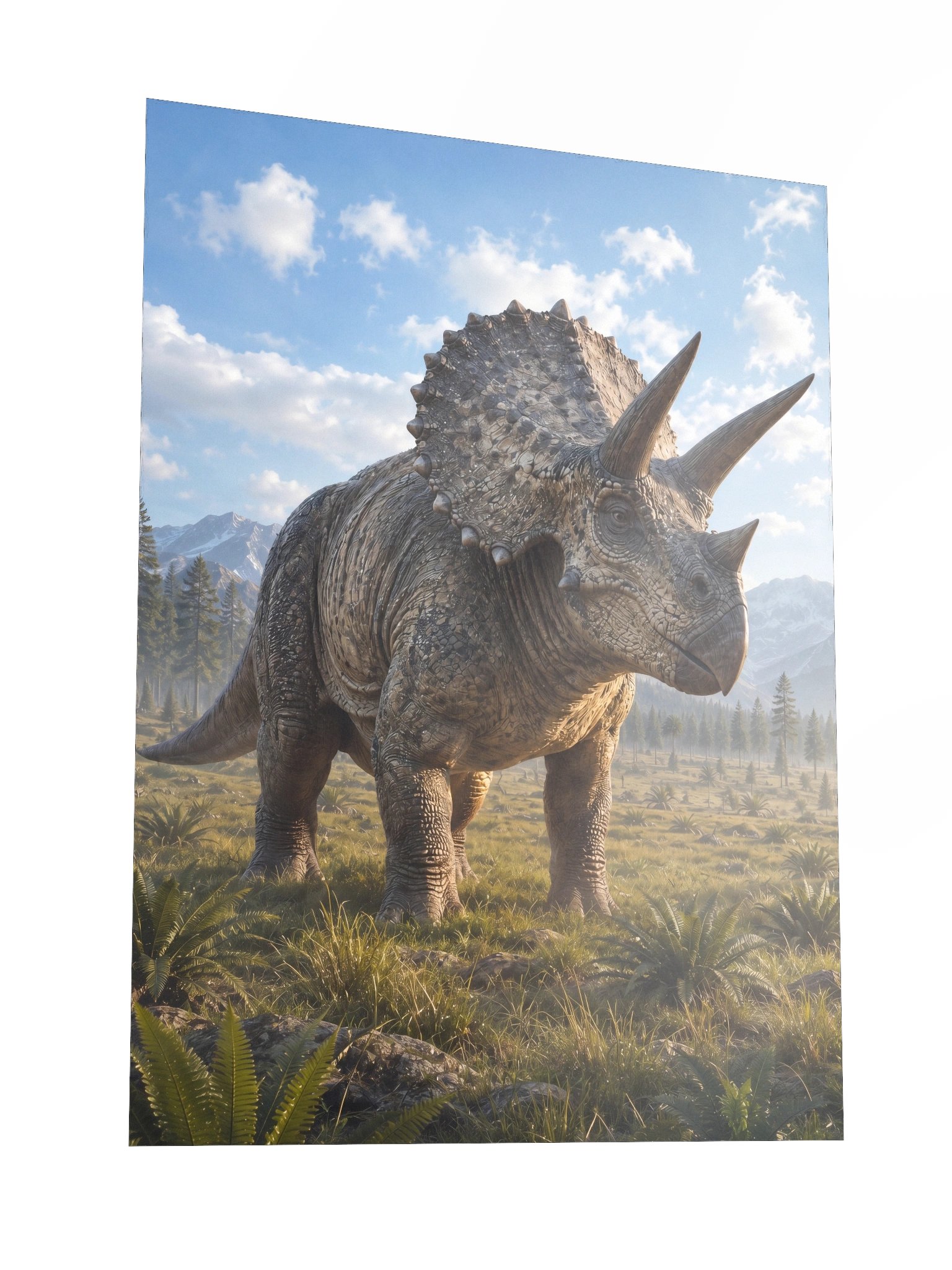 Triceratops Prehistoric Grassland Poster product image (3)
