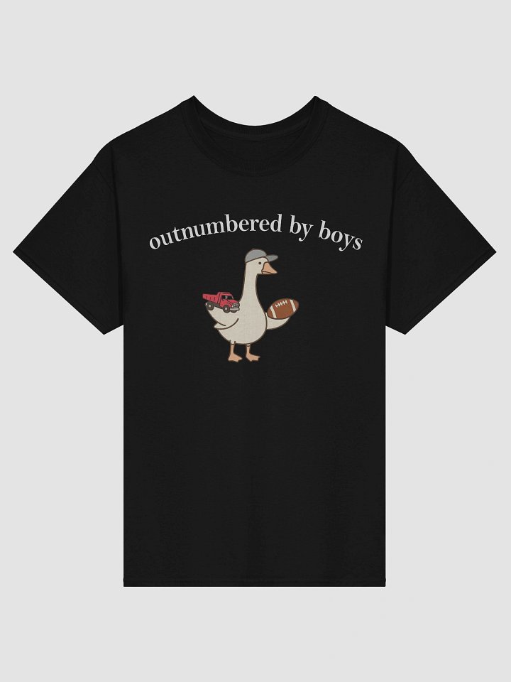 Outnumbered By Boys Shirt - Funny Boy Mom Goose Tee - NFL Draft 2026 Football Mother's Day Gift product image (2)