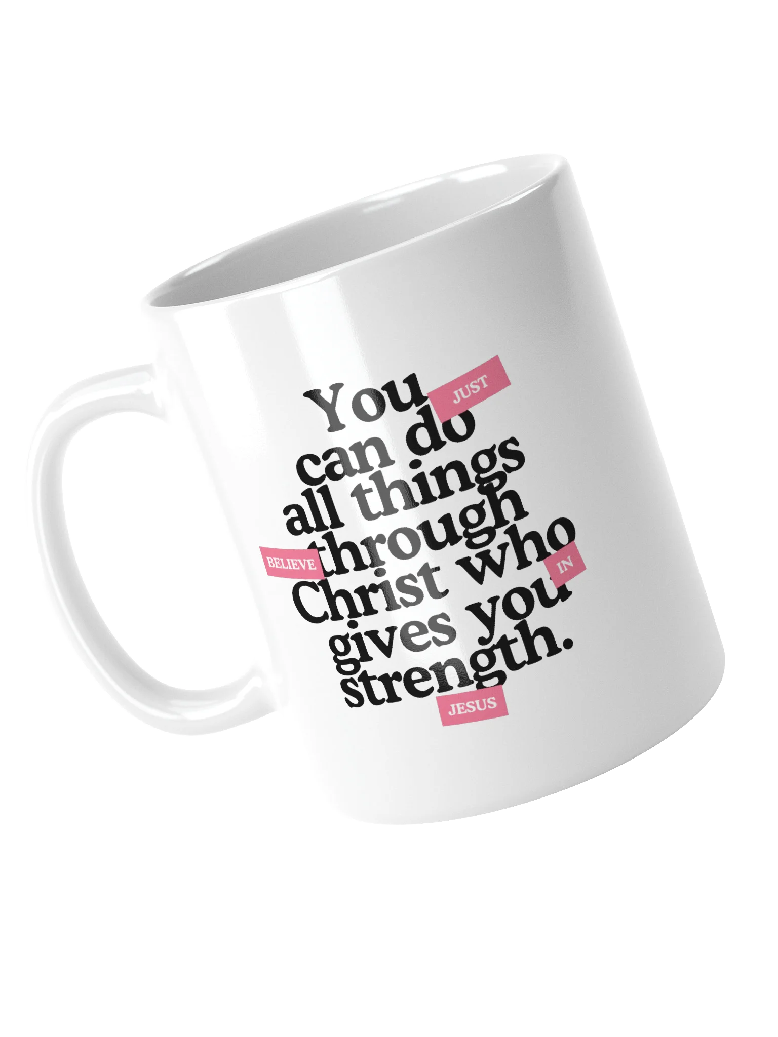 Christ Gives Me Strength Mug product image (4)
