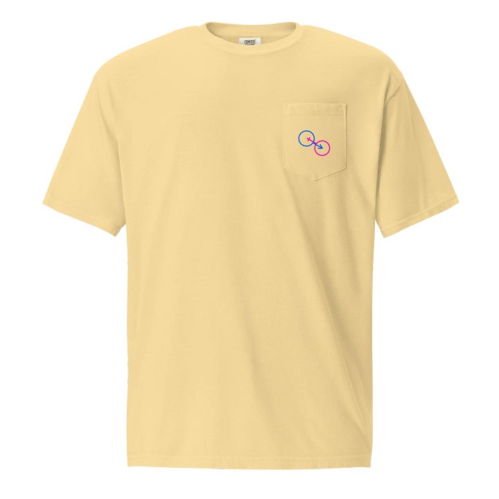 Vibrant Natural Love Unisex Pocket Tee product image (1)