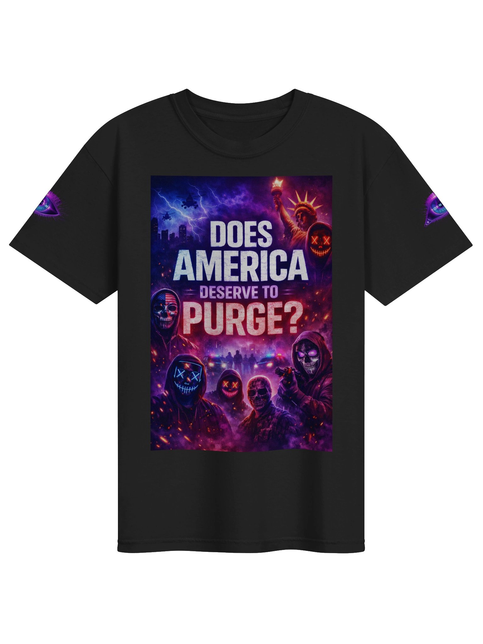 Neon Purge Graphic Tee — 'DOES AMERICA' product image (5)