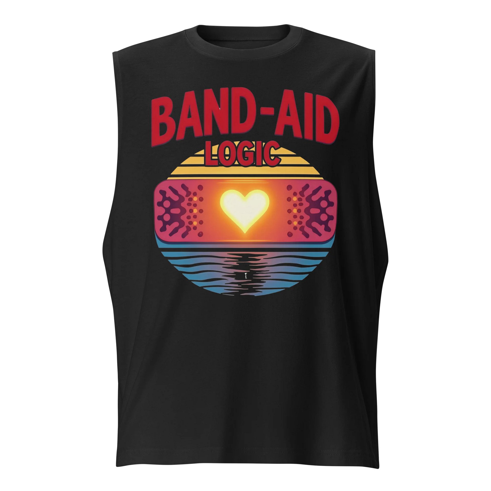 Heartfelt Band-Aid Logic Muscle Tank product image (1)