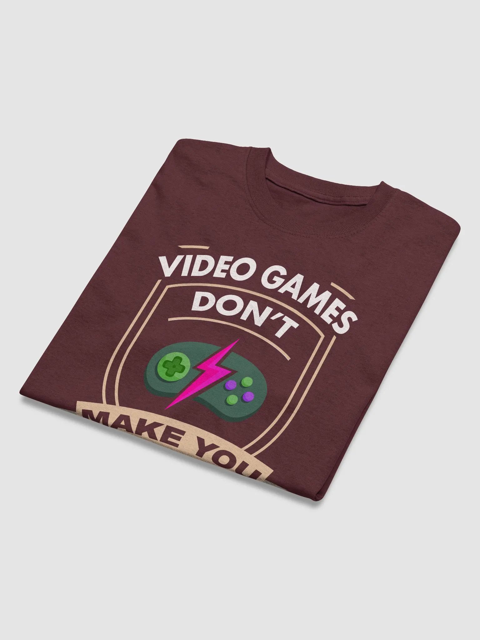 Video Games Dont make you Violent. Lag does~ Gildan Heavyweight T-Shirt product image (35)