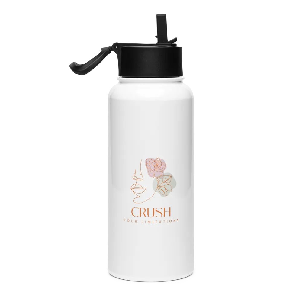Stainless Steel Water Bottle with a Straw Lid SWFB0113 product image (2)