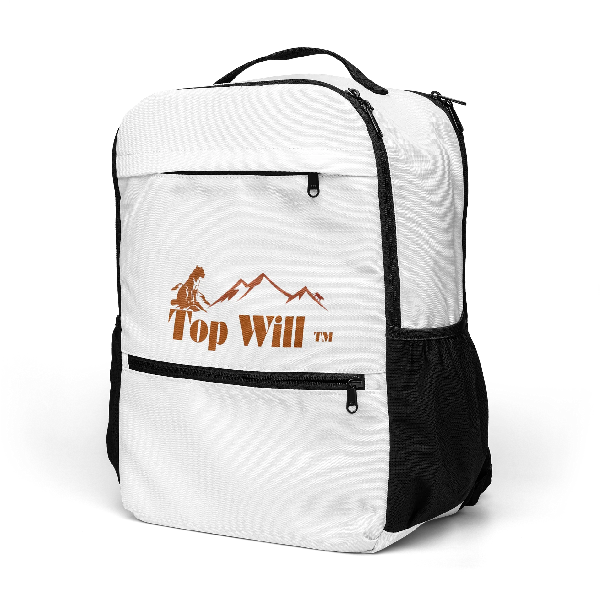 Top Will ™ White & Orange Backpack product image (5)