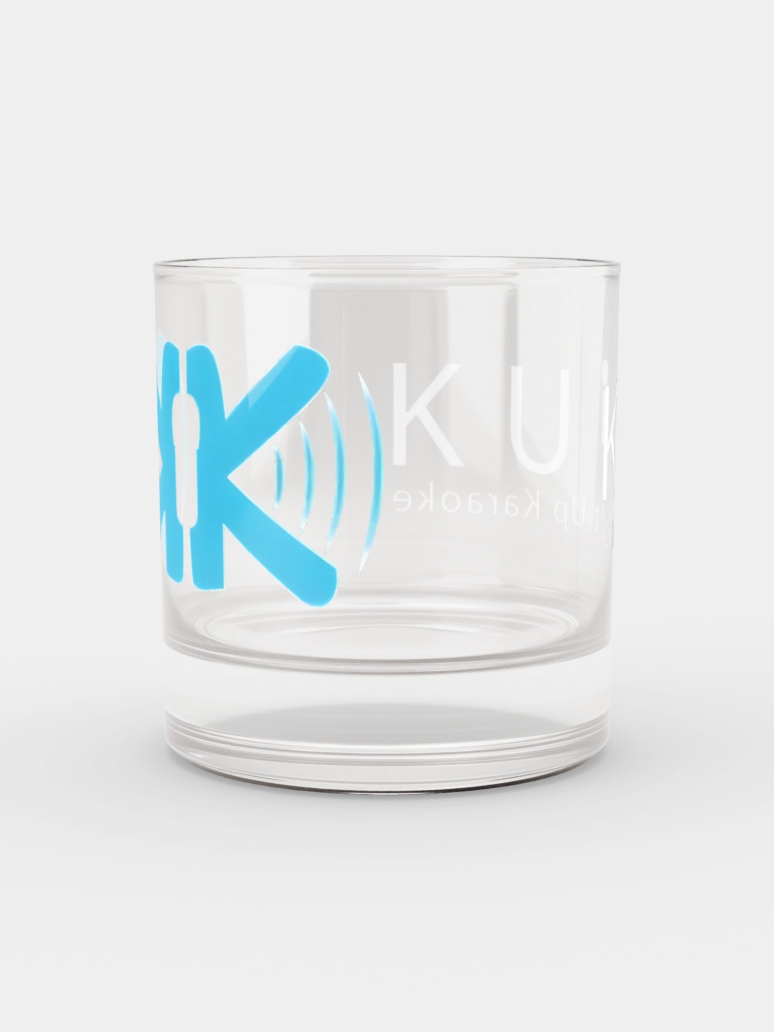 KIUK Double Logo Rocks Glass product image (2)