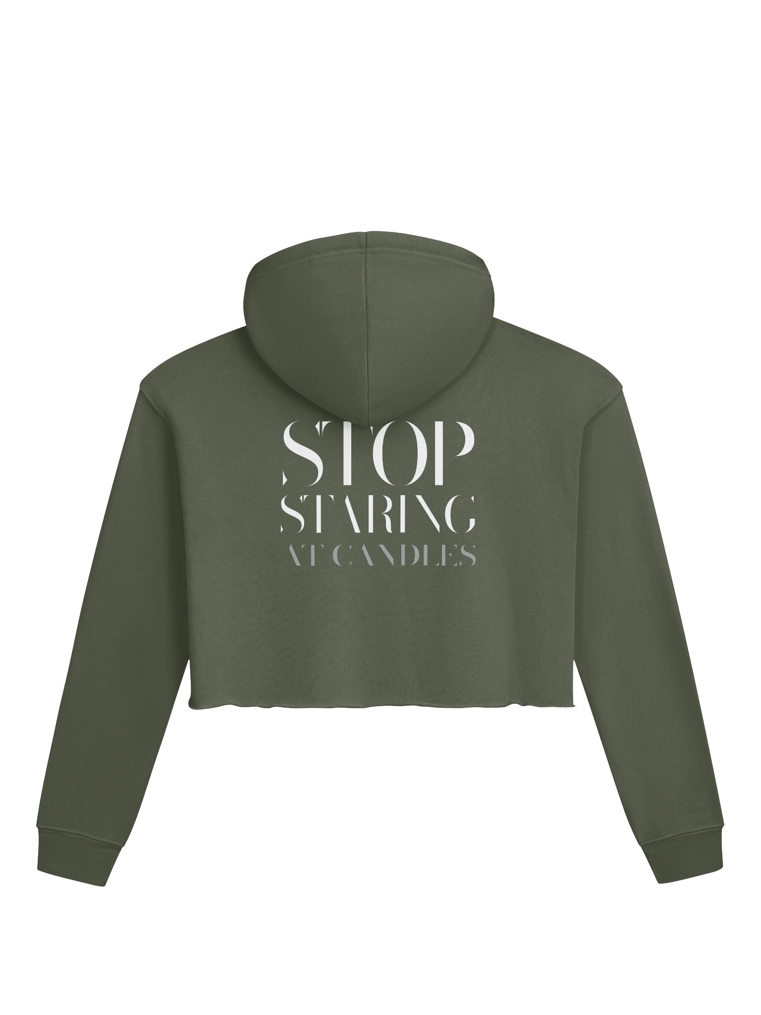 Staring At Candles Crop Hoodie product image (2)