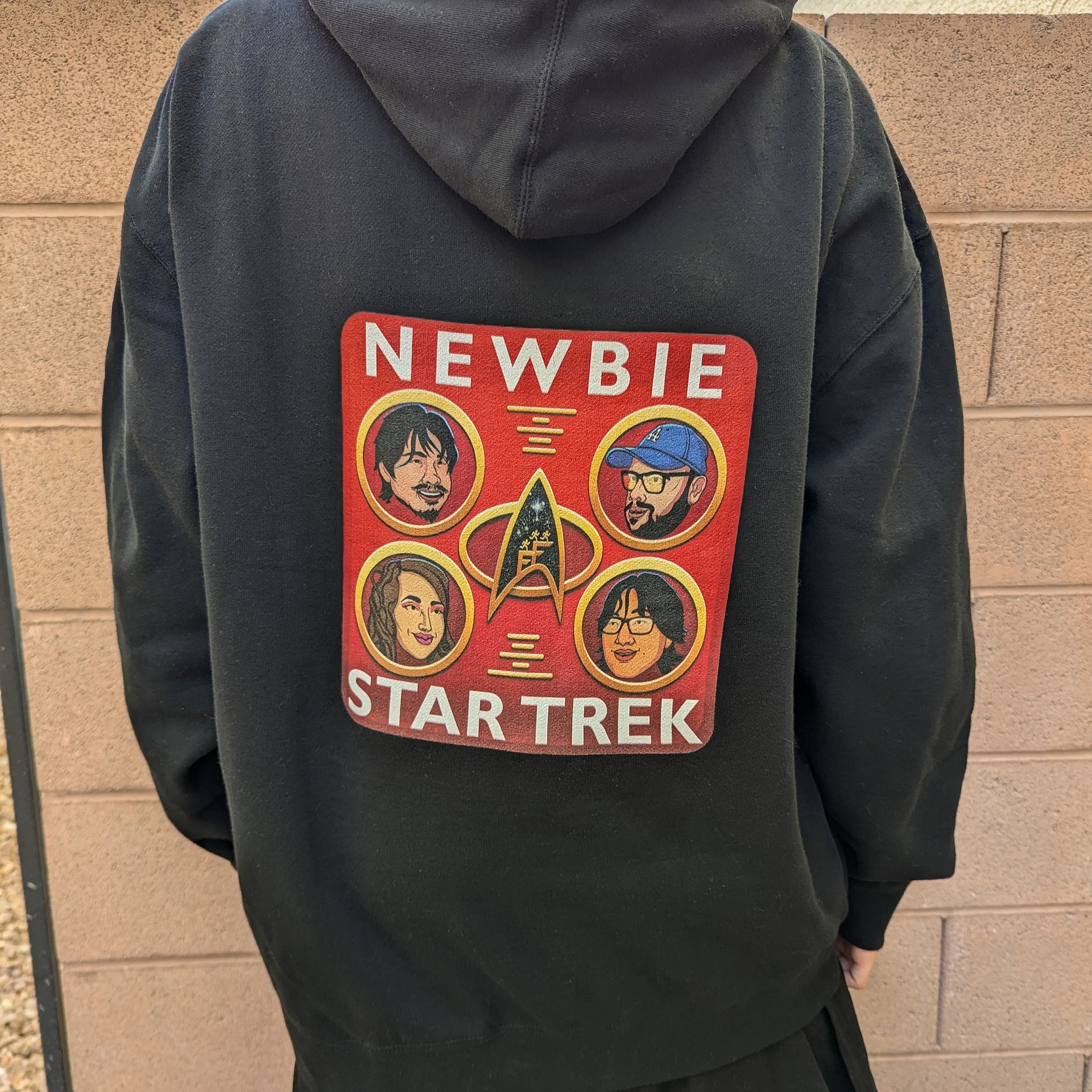 Newbie Star Trek Embroidered Logo Zip-up Hoodie product image (6)