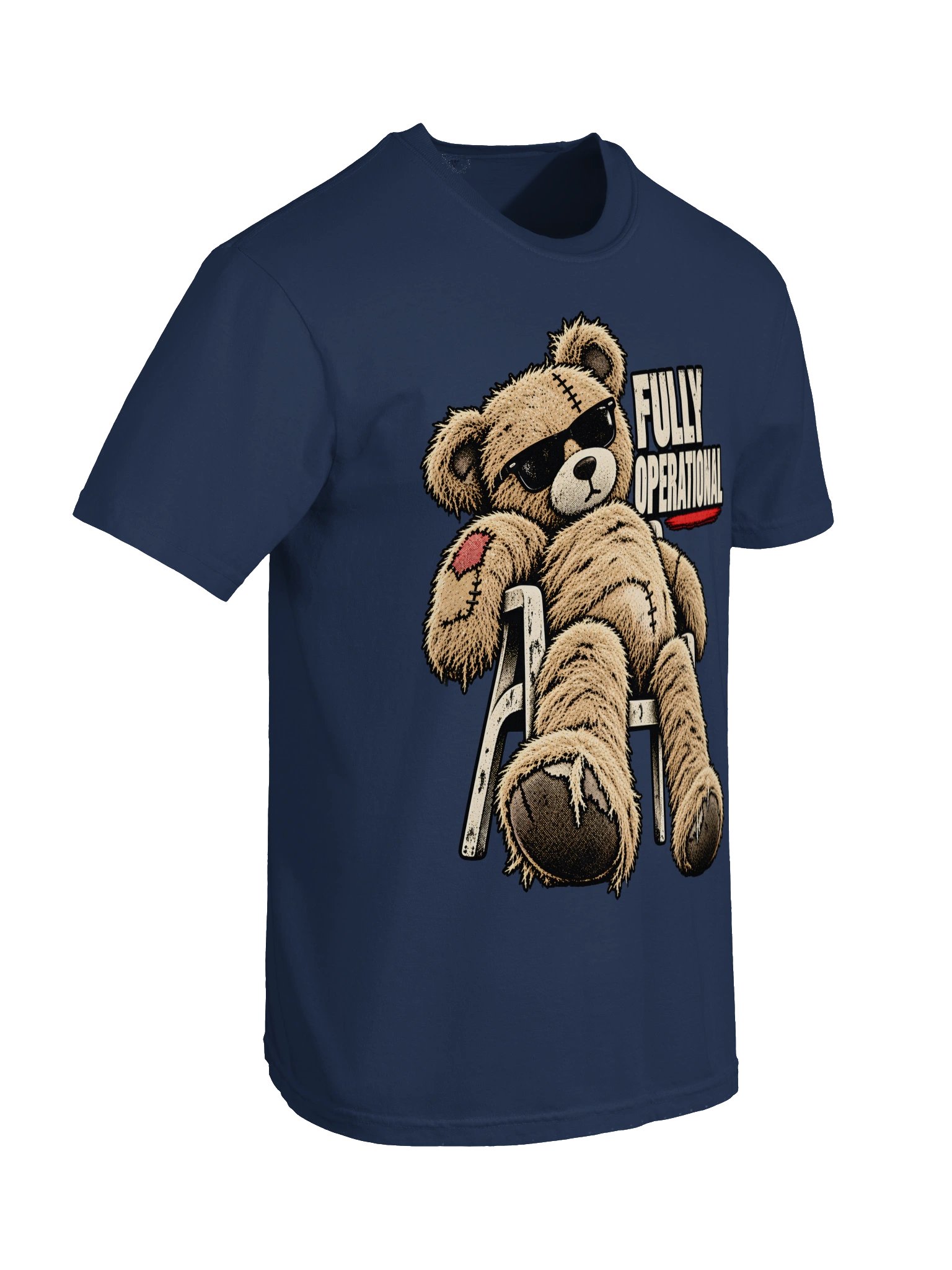 Teddy Bear Fully Operational Heavyweight Graphic Heavyweight Vintage Graphic Tee product image (19)