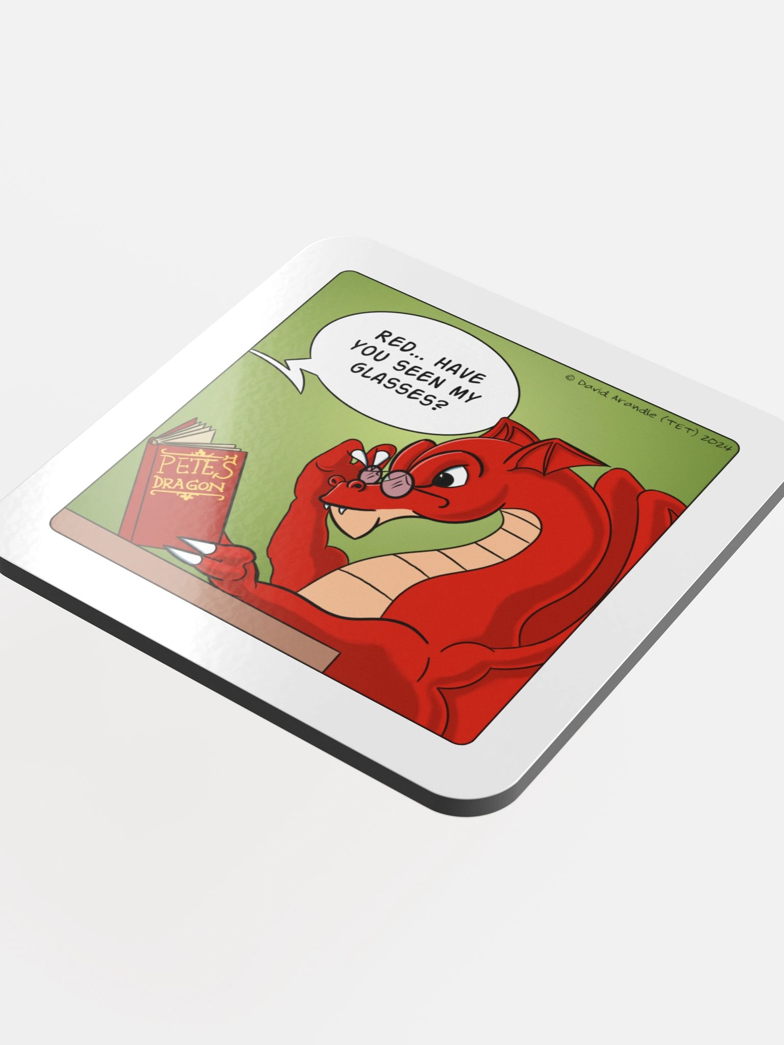 Resident Dragon Seen My Glasses Coaster product image (4)