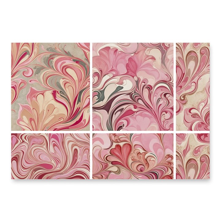 Edward Martin Mixed Media Collage Sheets No.776-Set of 3 Different Papers product image (2)