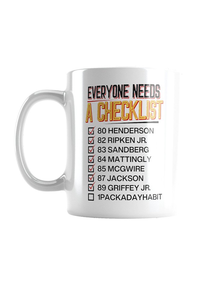 Checklist Mug product image (1)