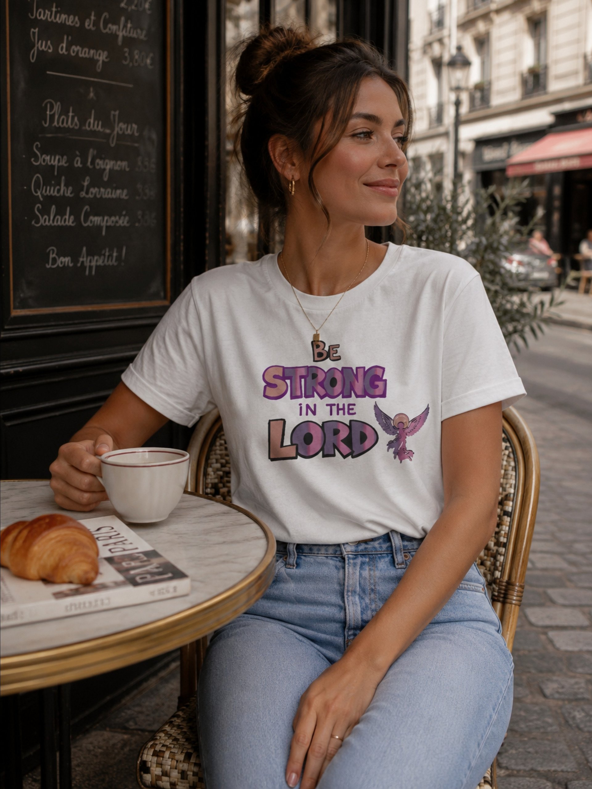 Be Strong in the Lord Premium T-shirt product image (1)