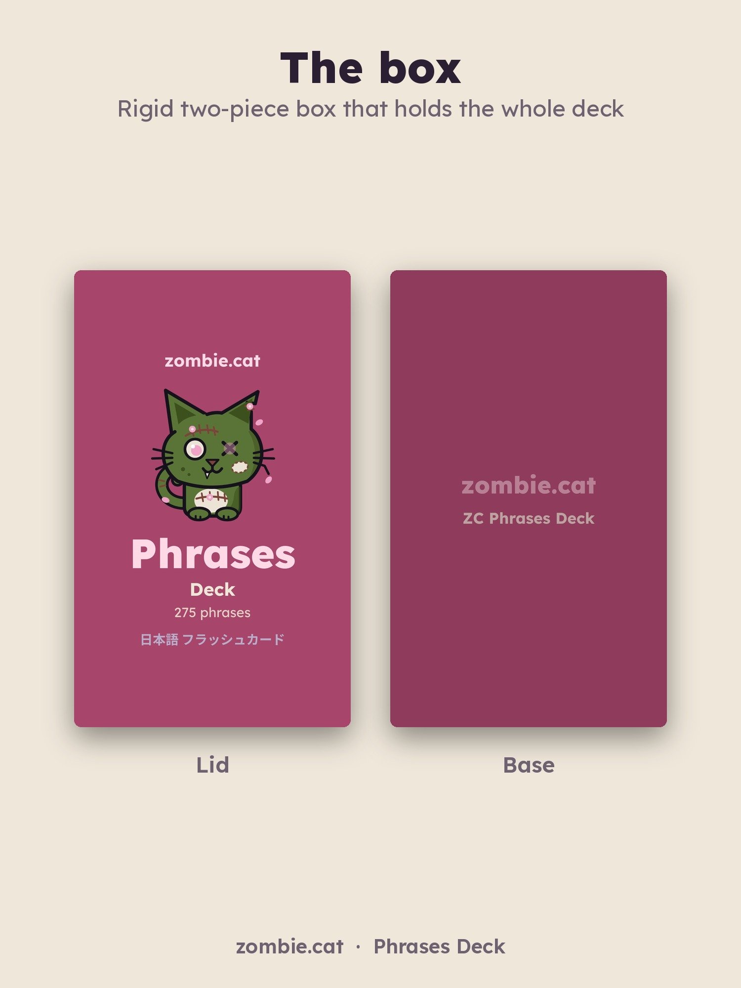 Japanese Flash Cards: Everyday Phrases Deck, 275 Phrases (zombie.cat) product image (4)