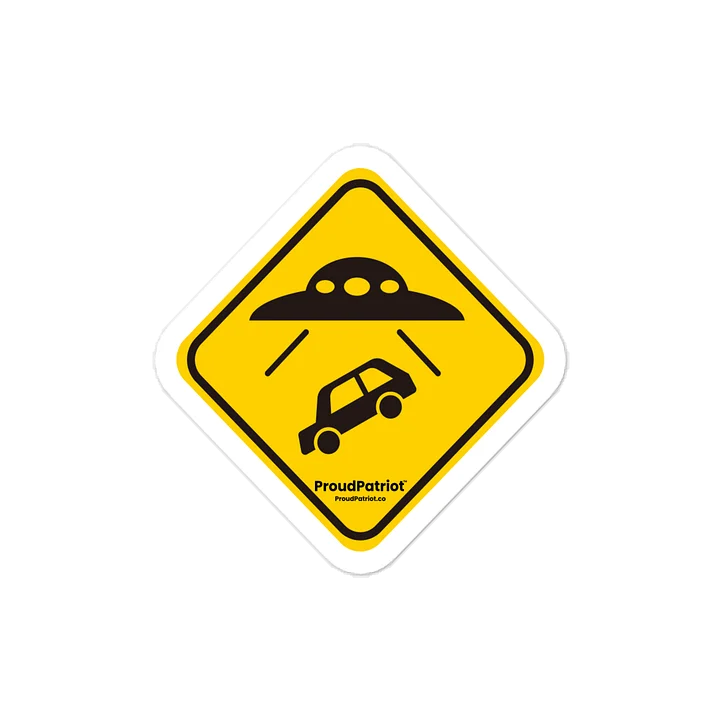 UFO Vinyl Sticker product image (1)