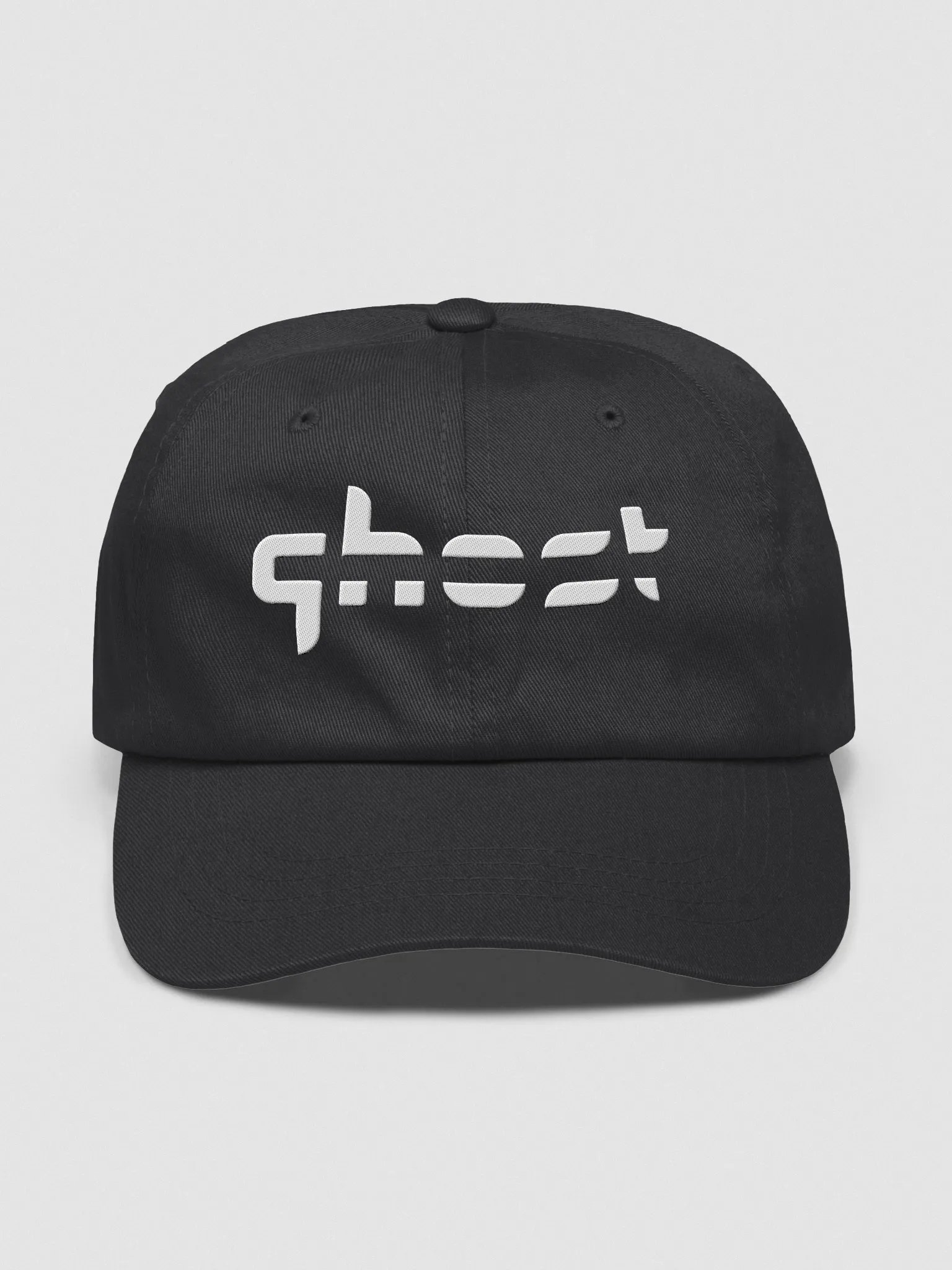 Ghost Gaming Typo Black Dad Hat product image (1)
