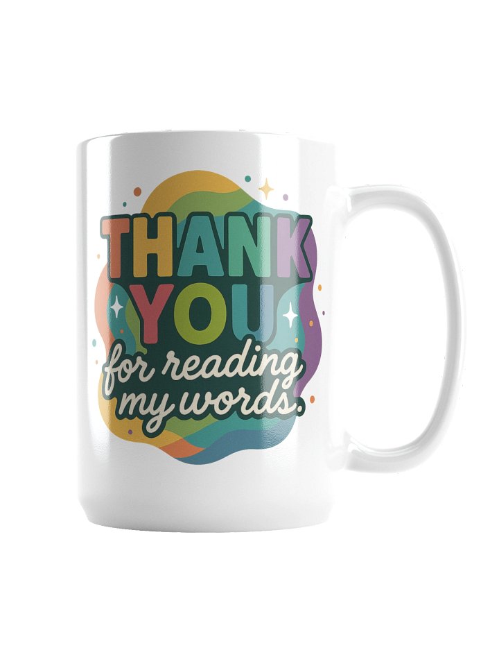 Thank You for Reading My Words 1 Mug product image (2)