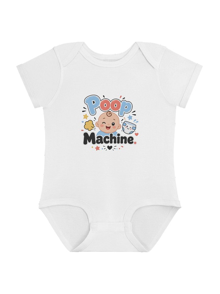 Poop Machine Baby Bodysuit product image (1)