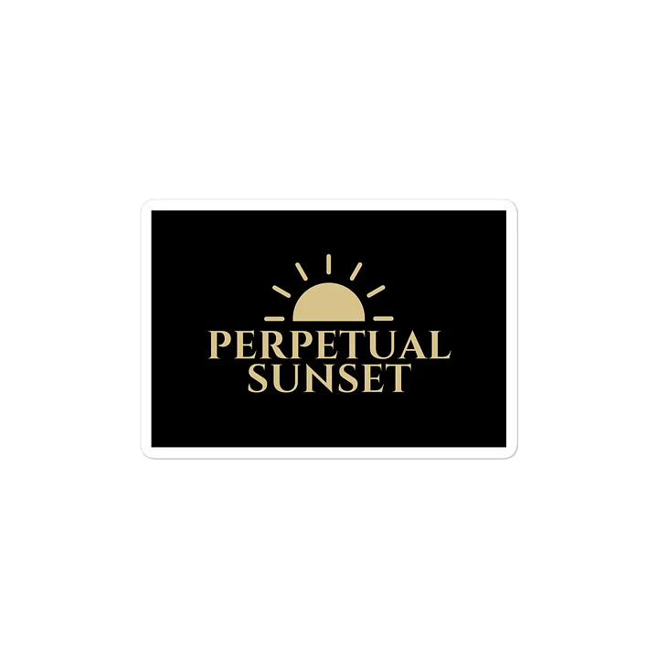 Perpetual Sunset Die-Cut Sticker product image (1)