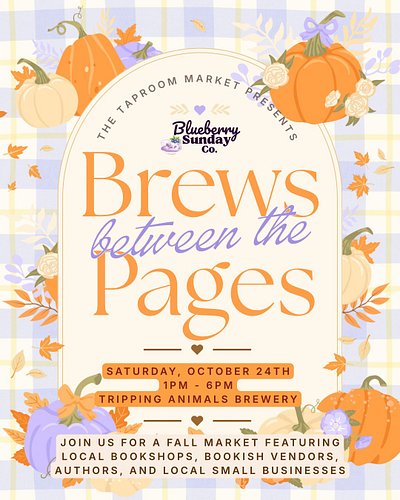 🍂📚 We’re brewing up something special! 🧡

Blueberry Sunday Co will be at Brews Between the Pages on October 24th, and we’re b...