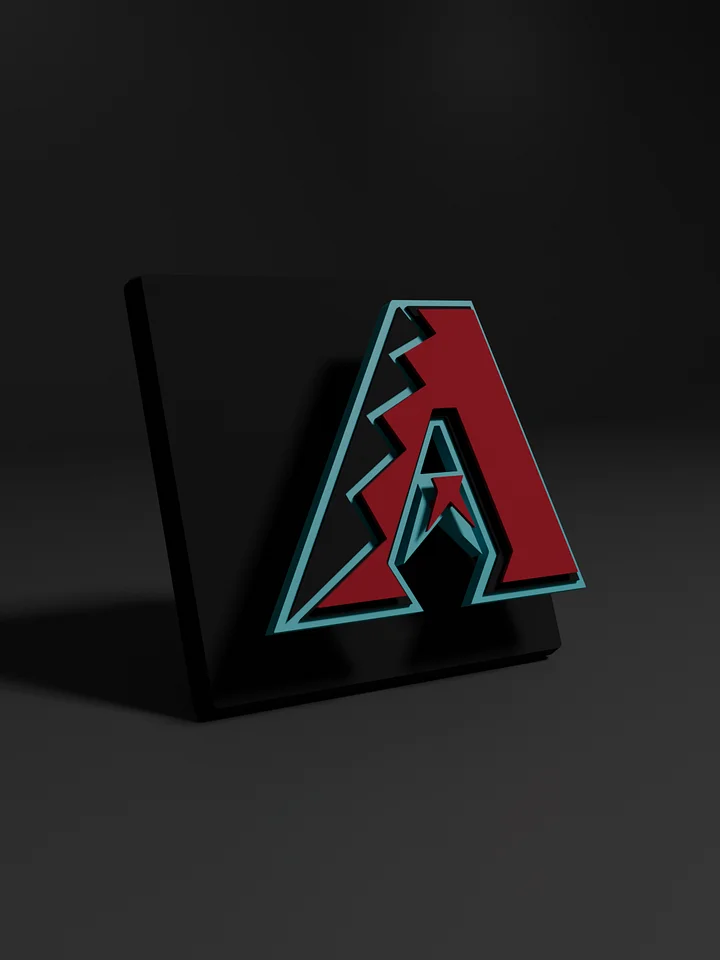 Arizona Diamondbacks 3D Printed Floating Logo Sign (Digital File Only) product image (1)