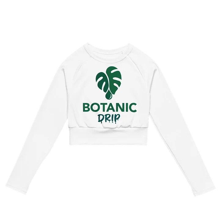 Botanic Drip Long Sleeve Crop Top product image (2)