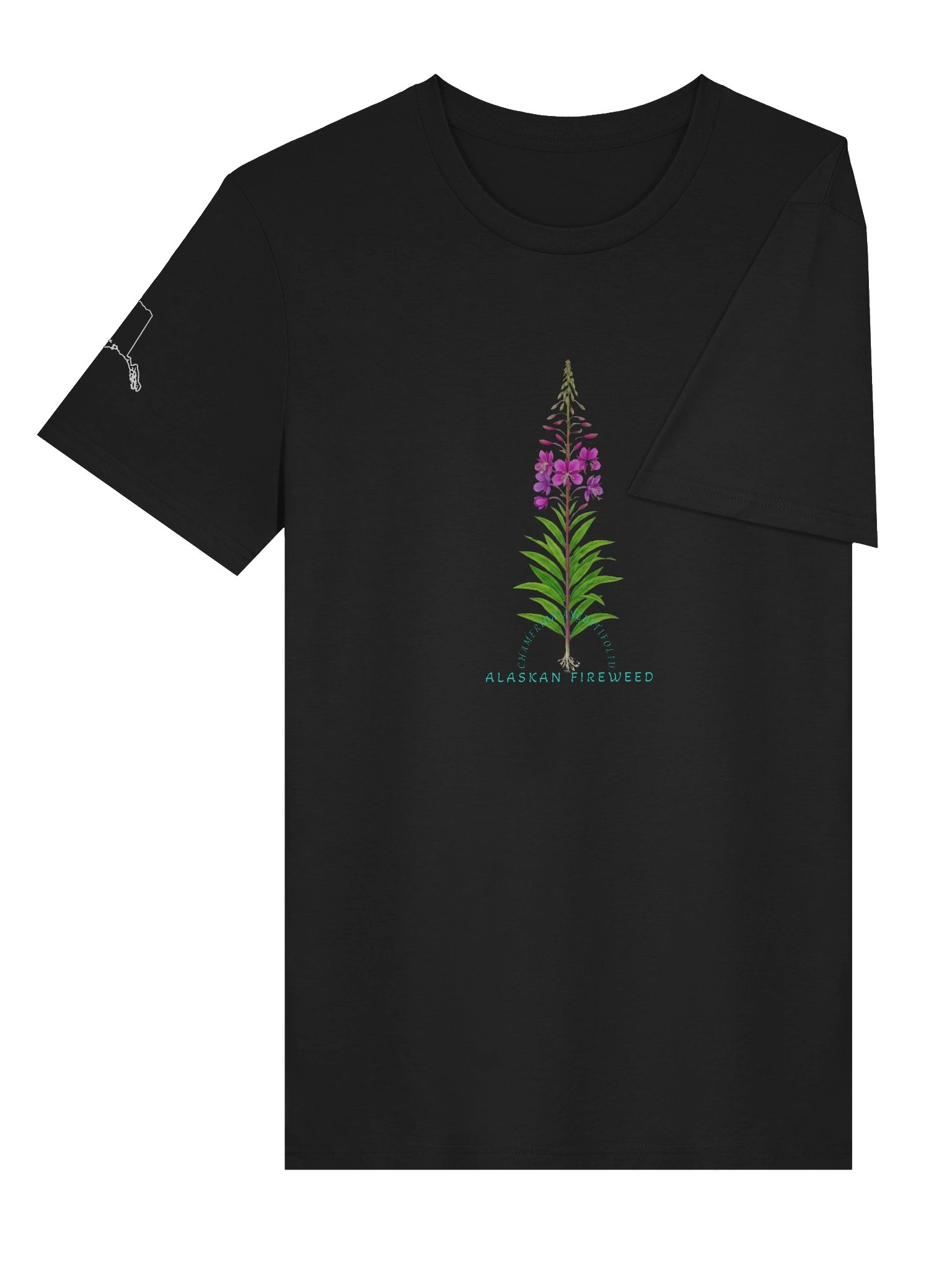DELUXE "ALASKAN FIREWEED" ORGANIC COTTON TEE product image (4)