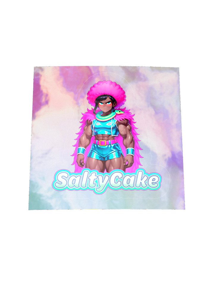 SALTYCAKE PRO Kiss Cut Holographic Sticker product image (1)