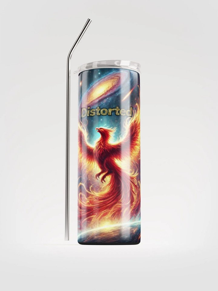 Distorted Album Cover Stainless Steel Tumbler - Show Your Support - Drinkware product image (1)