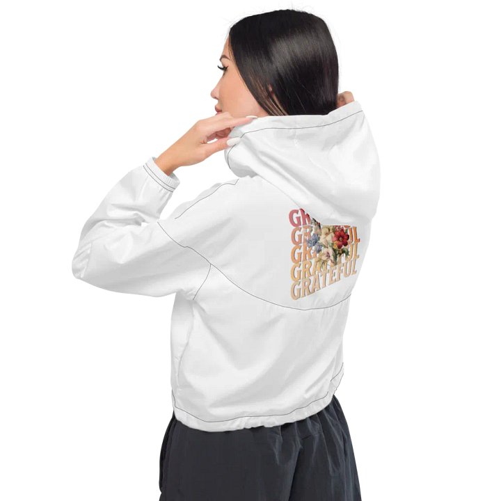 Grateful Blooms Women's Windbreaker product image (2)