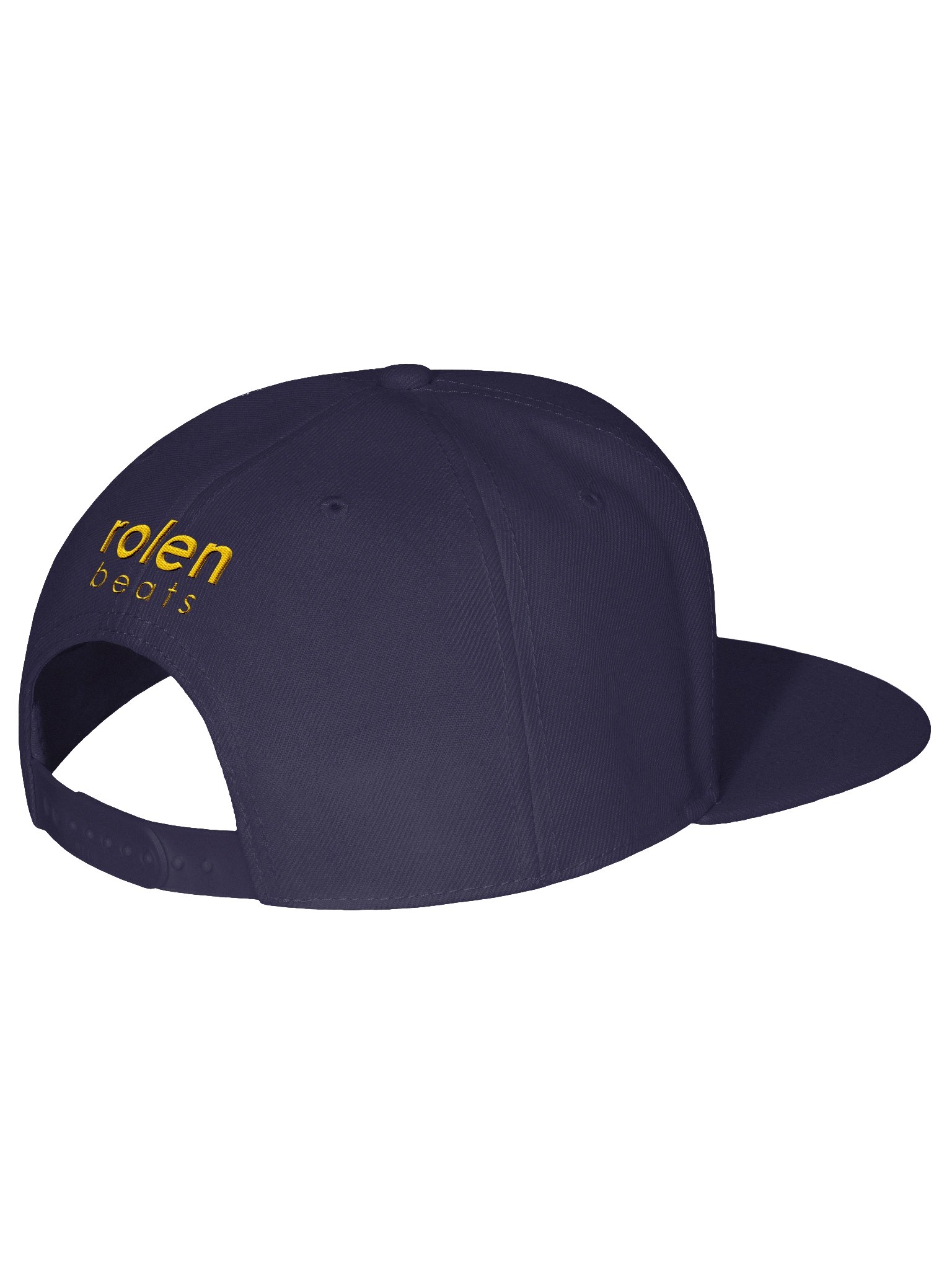 Flat Bill Rolen Beats Icon Split Script Hat – Yellow Split Vert Logo product image (26)
