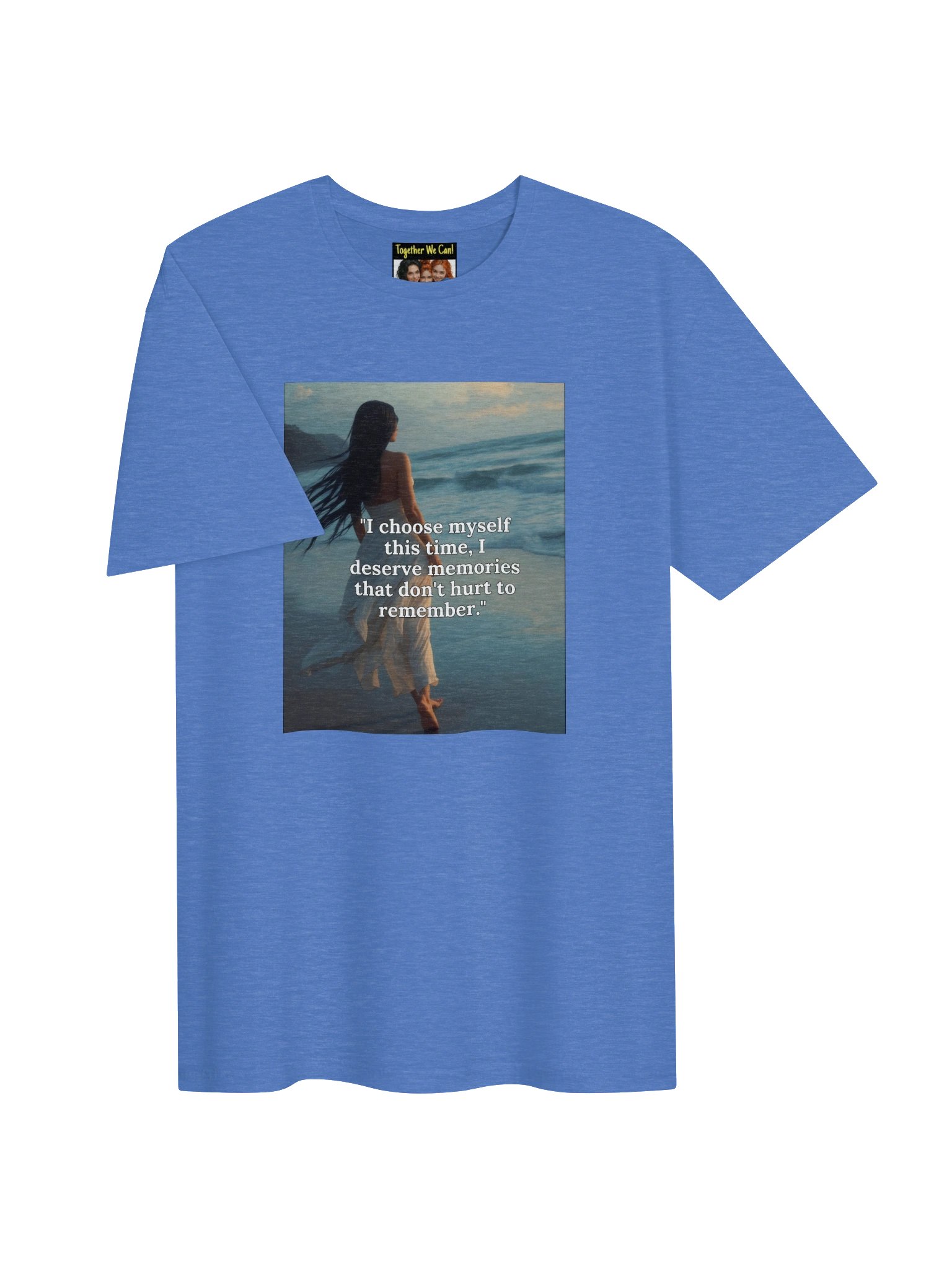Mind Matter- I Choose Myself Beach Quote- Unisex Softstyle T-Shirt product image (103)