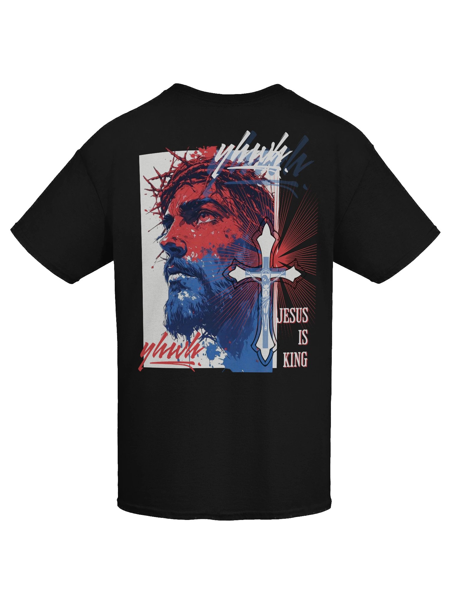 YHWH Heavyweight Tee - "Jesus is KIng" product image (3)