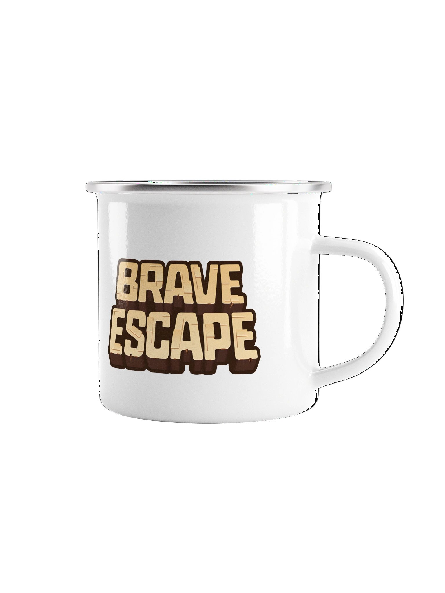 Brave Escape Pixel Art Enamel Mug product image (3)
