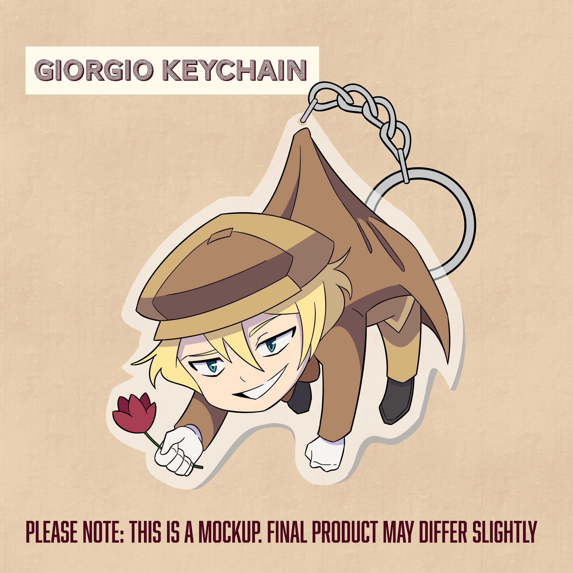 Giorgio Acrylic Keychain (Limited Preorder) product image (1)