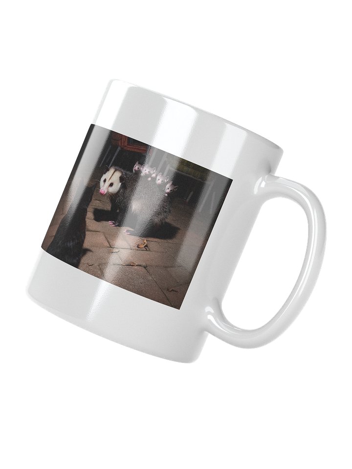 Cat meets opossum family Cup product image (2)
