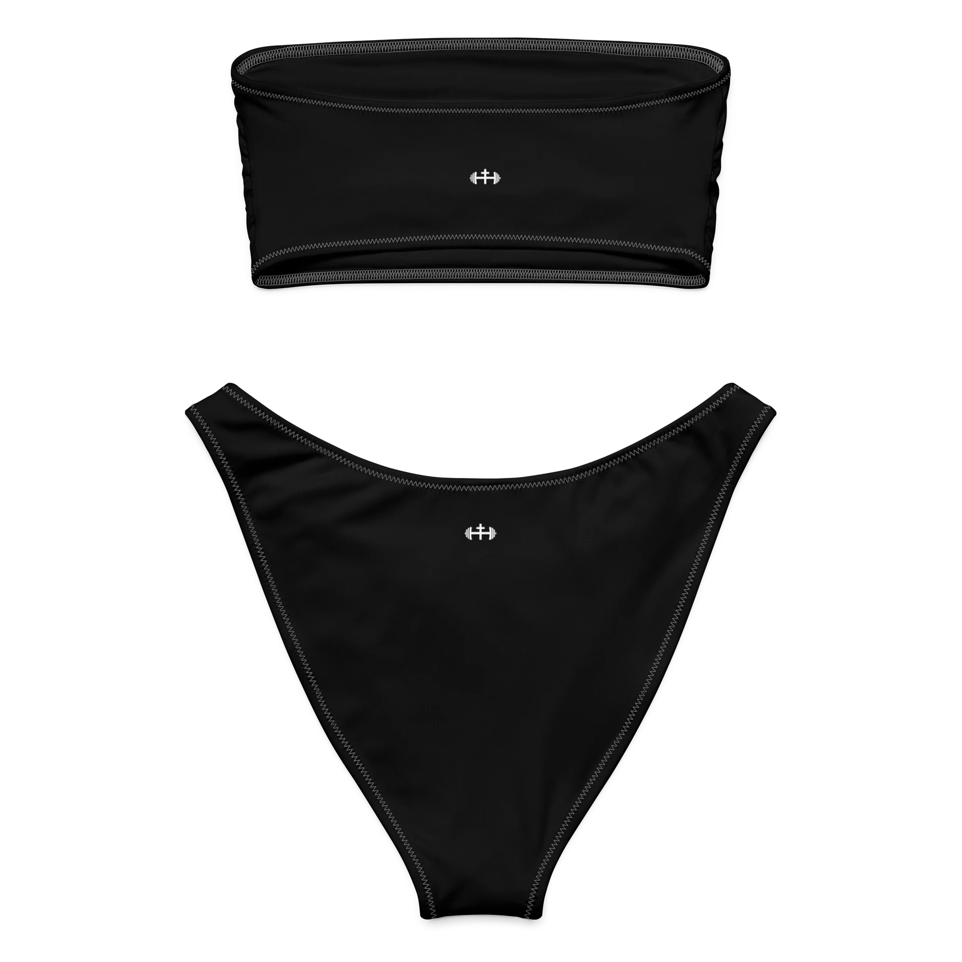 His House Womens Bandeau Bikini Set - Black product image (4)
