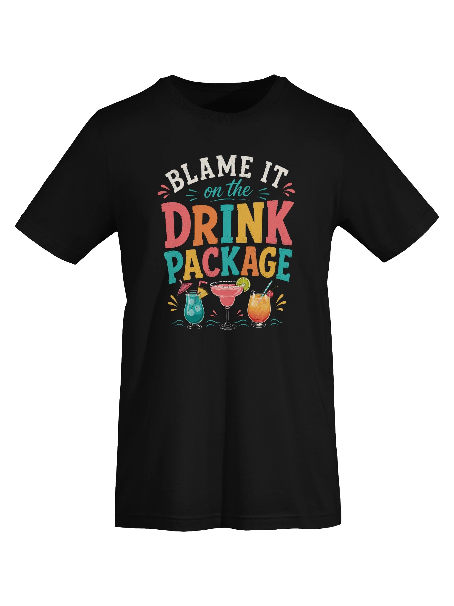 Blame It on the Drink Package T-Shirt | Funny Cruise & Girls Trip Tee product image (5)