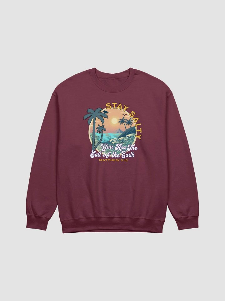 Stay Salty You Are The Salt Of The Earth Palm Trees Crewneck product image (10)